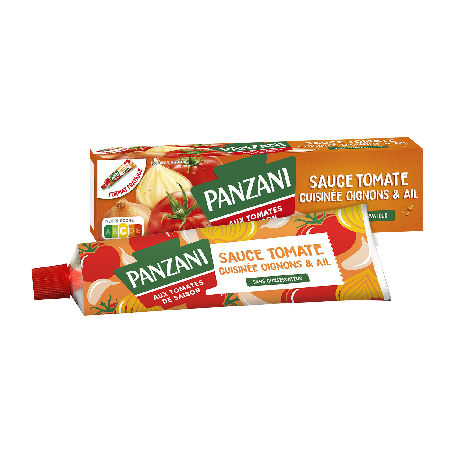Sauce tomate cuisinée oignons & ail Panzani 