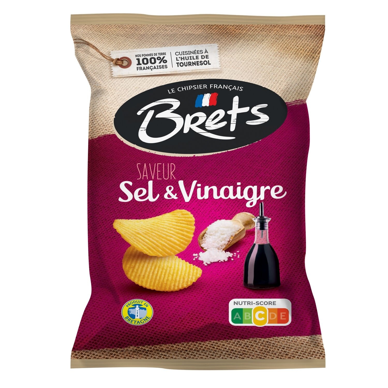 Chips Brets Salt & Vinegar flavour