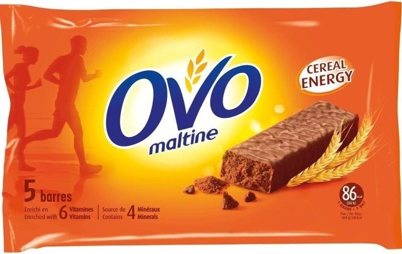 Ovo maltine cereal bars