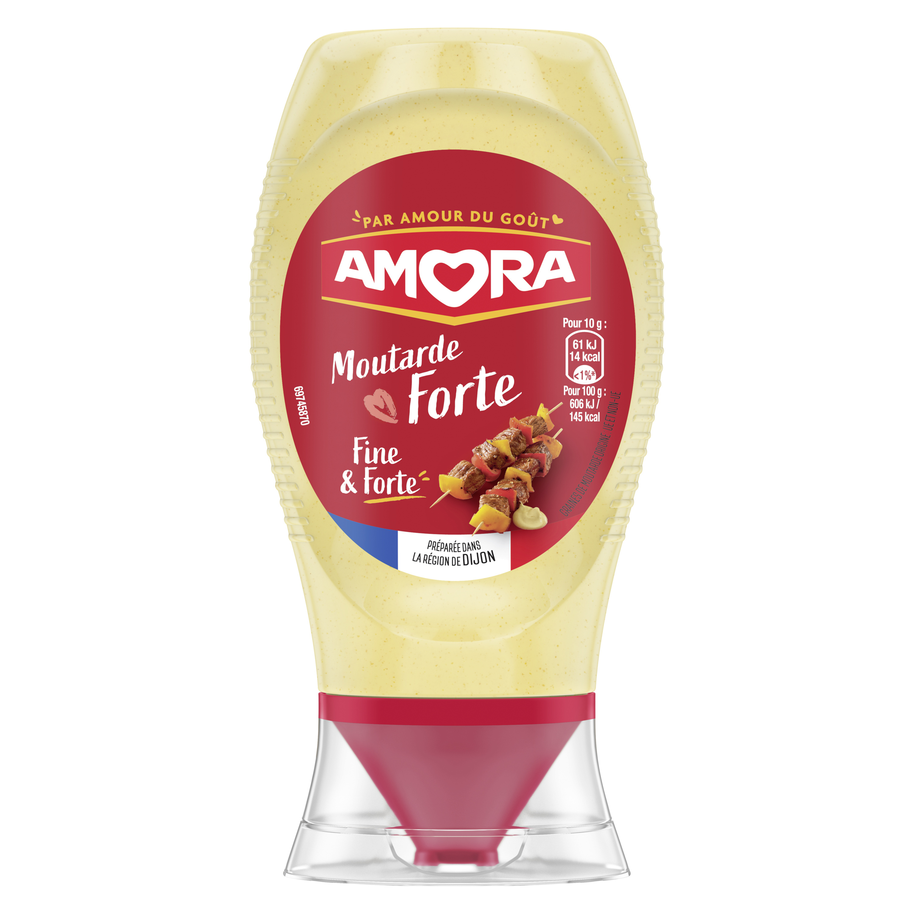Moutarde Fine et Forte Flacon Souple Amora 
