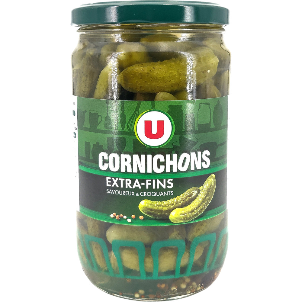 Extra-fine pickles in vinegar U