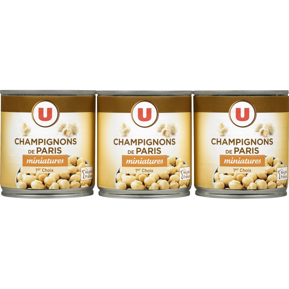 Mini mushrooms 3*115g