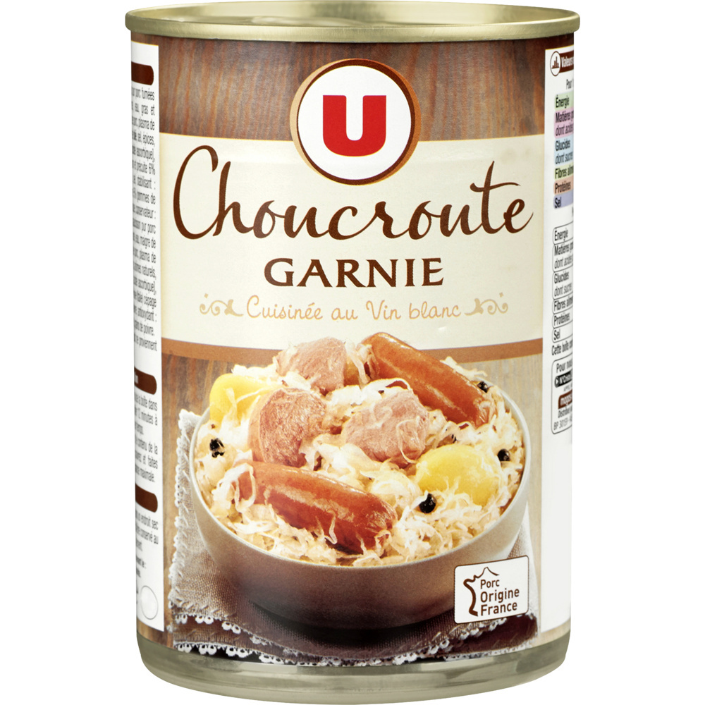 Canned sauerkraut U