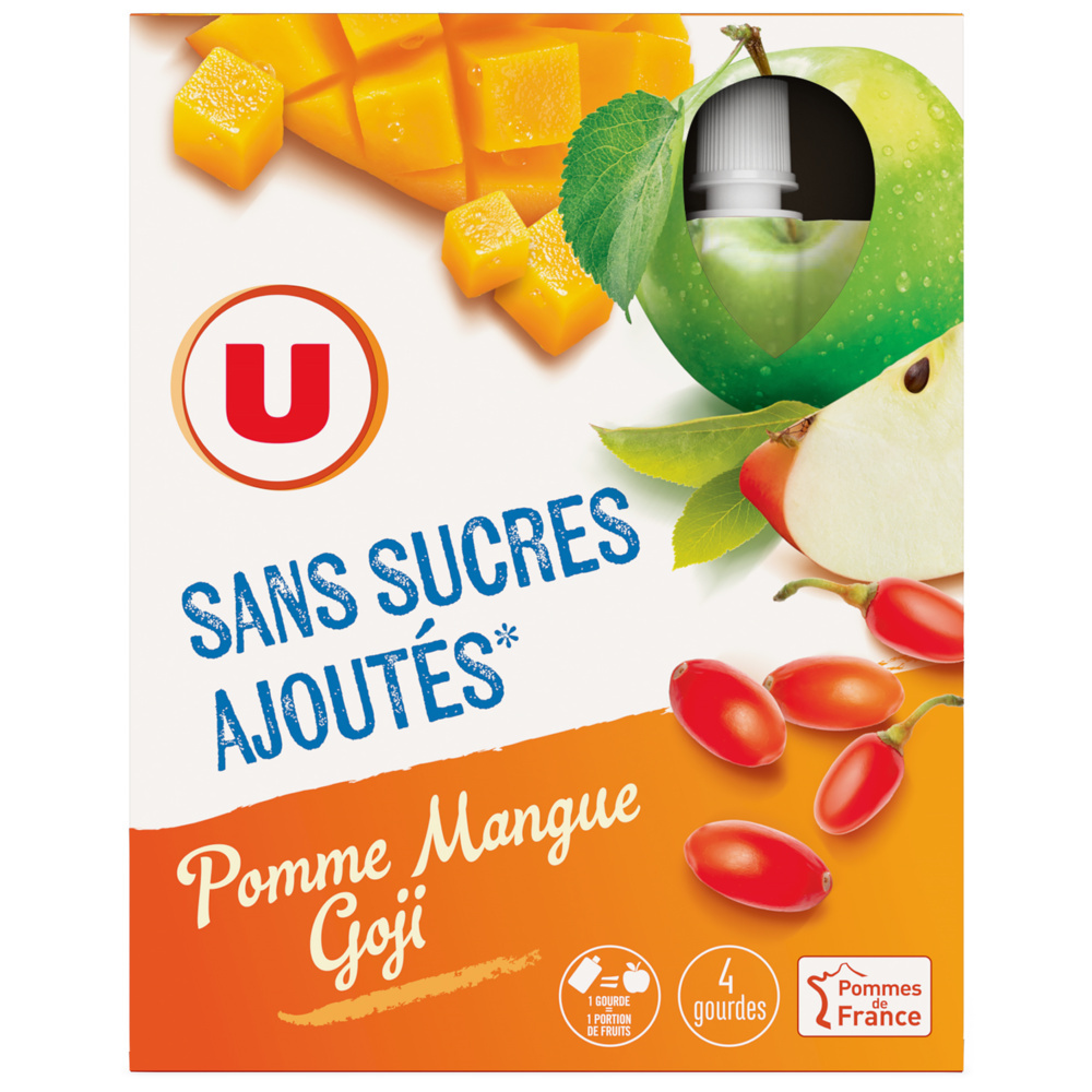 No-sugar-added apple mango goji gourds U