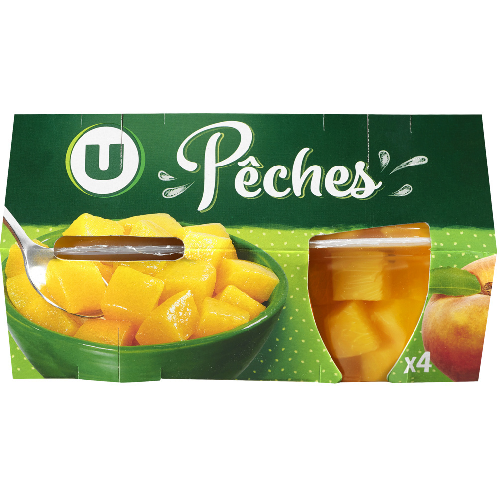 Peach fruit bowls U