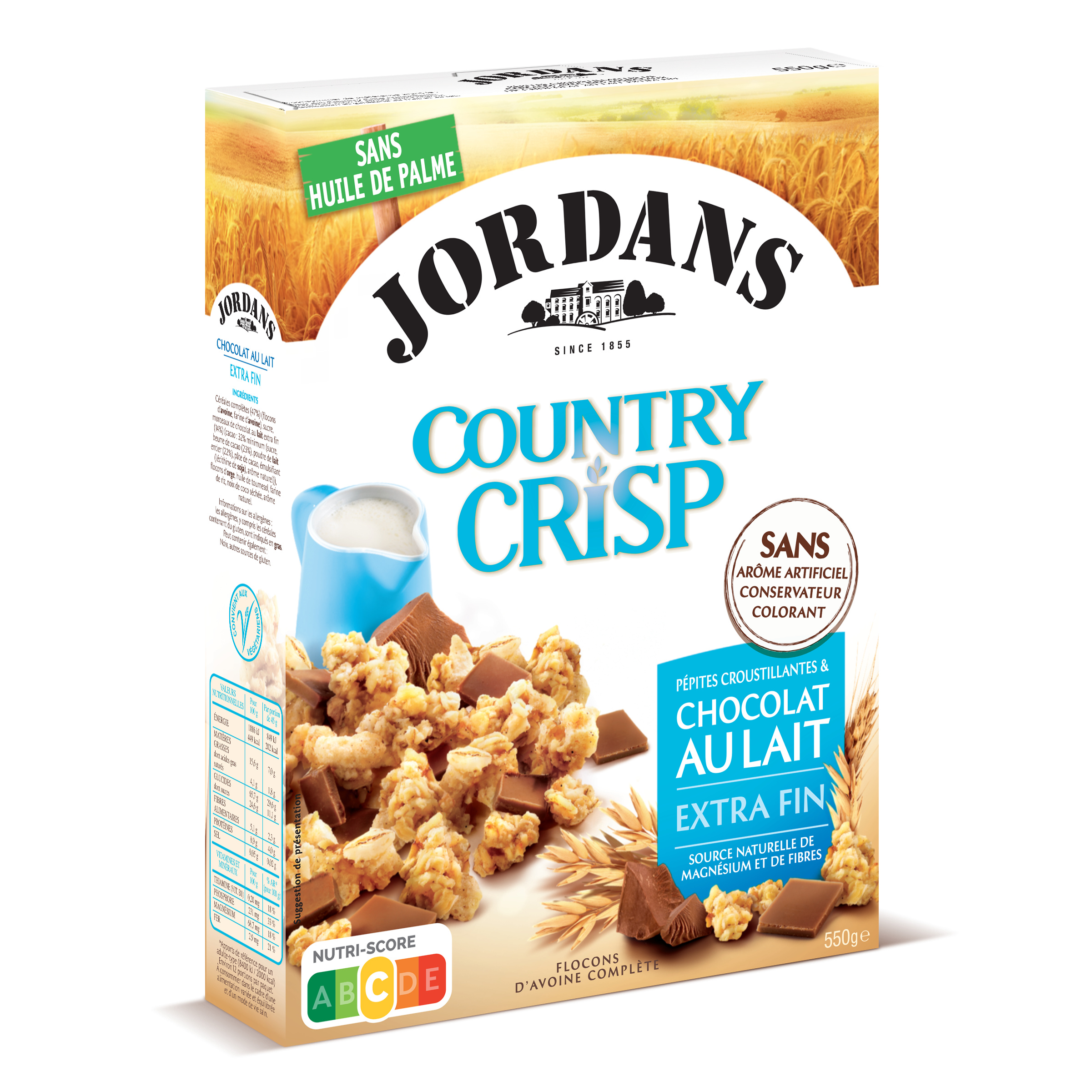 Jordan's country Crisp milk chocolate cereals 