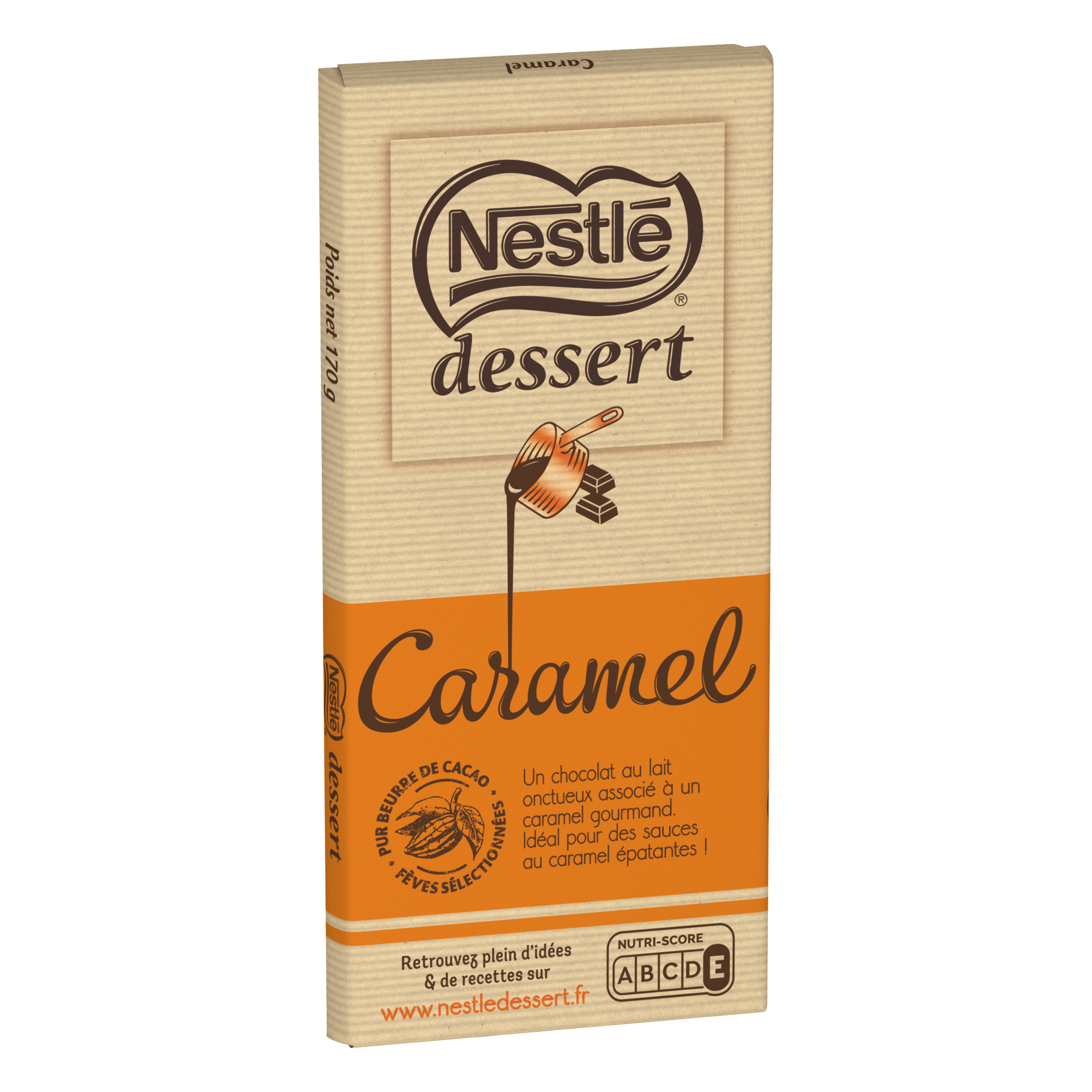 Nestle chocolate caramel dessert