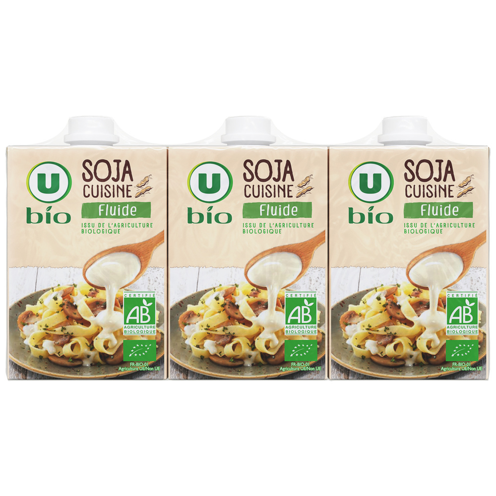 Organic liquid soy cream U 
