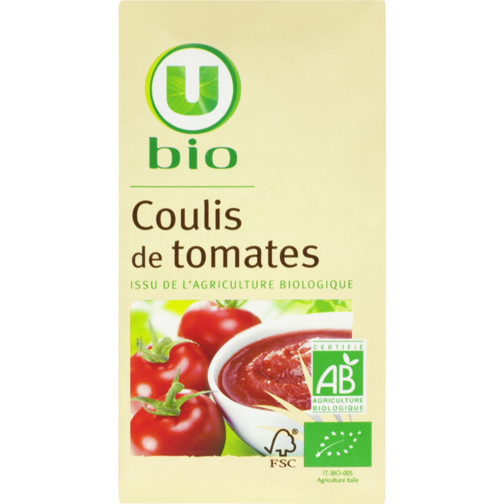 Organic U tomato coulis