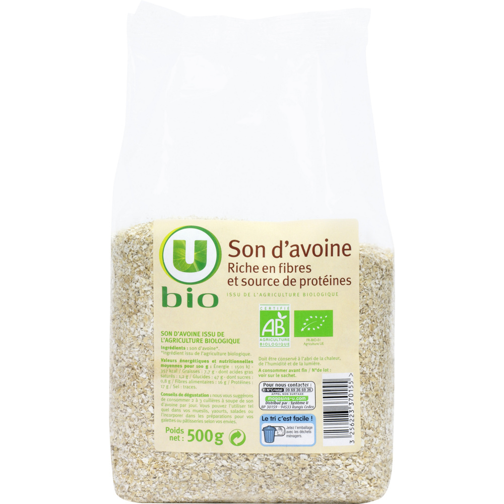 Organic oat bran U