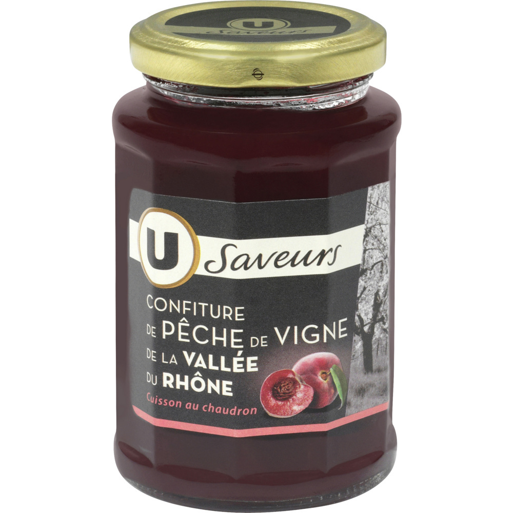 Vallée du Rhone Saveurs extra vine peach jam