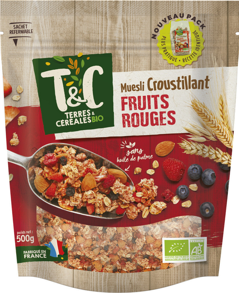 Terre & Ceréales crunchy red fruit muesli