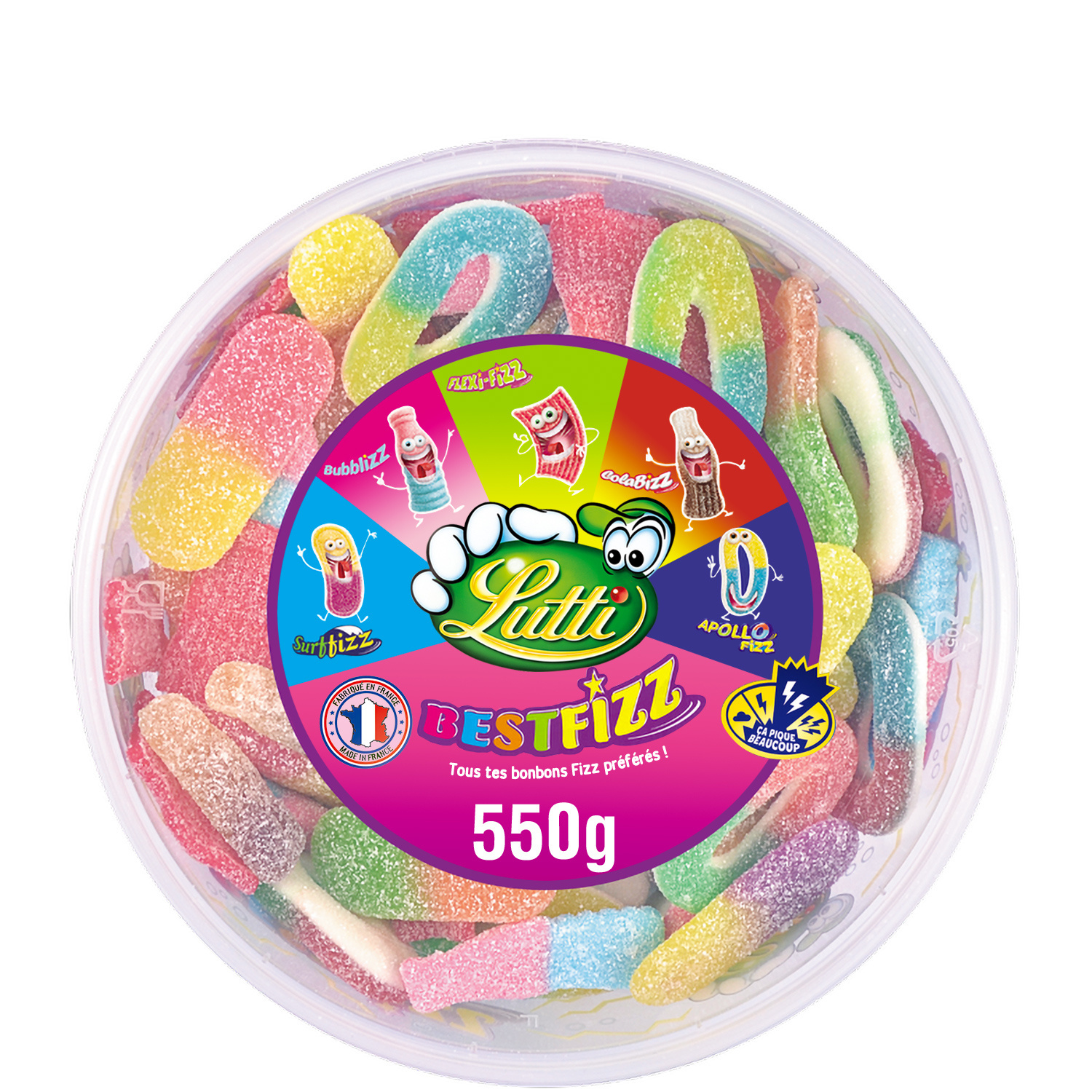 Lutti best fizz candies
