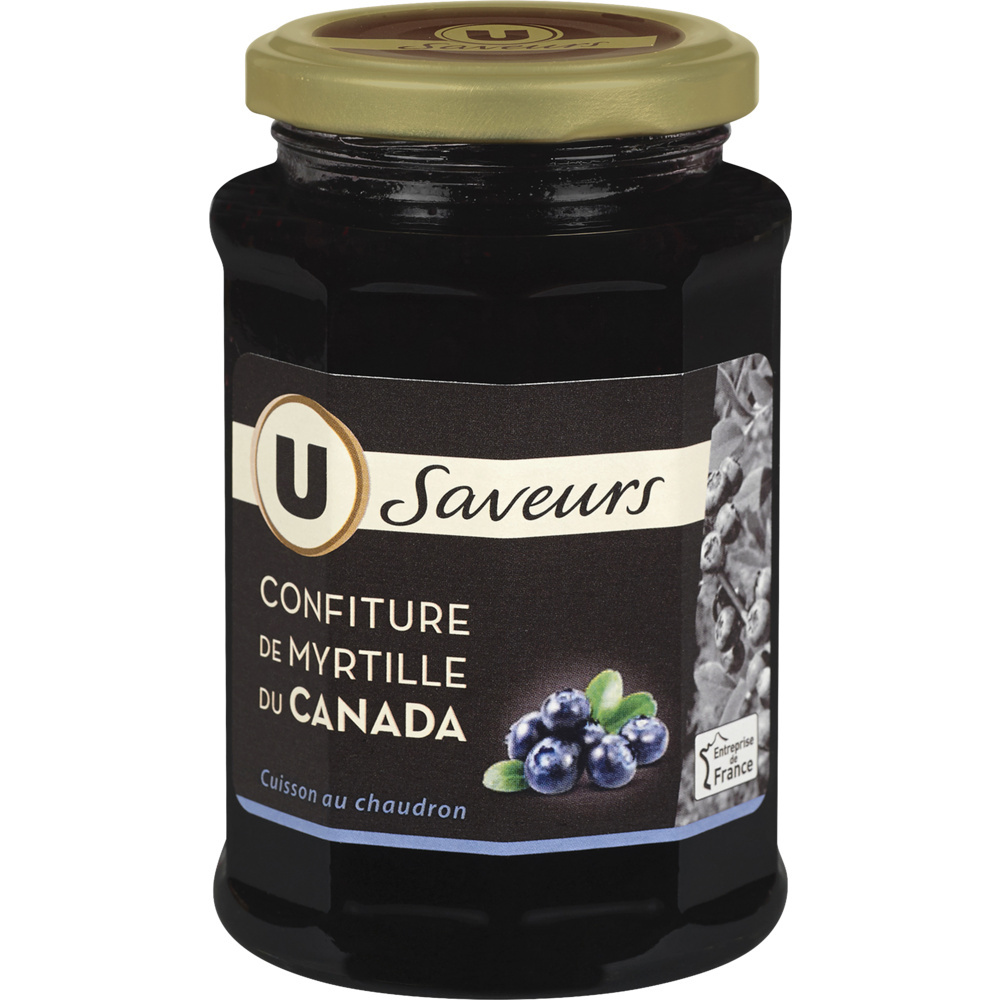 Blueberry jam U saveurs
