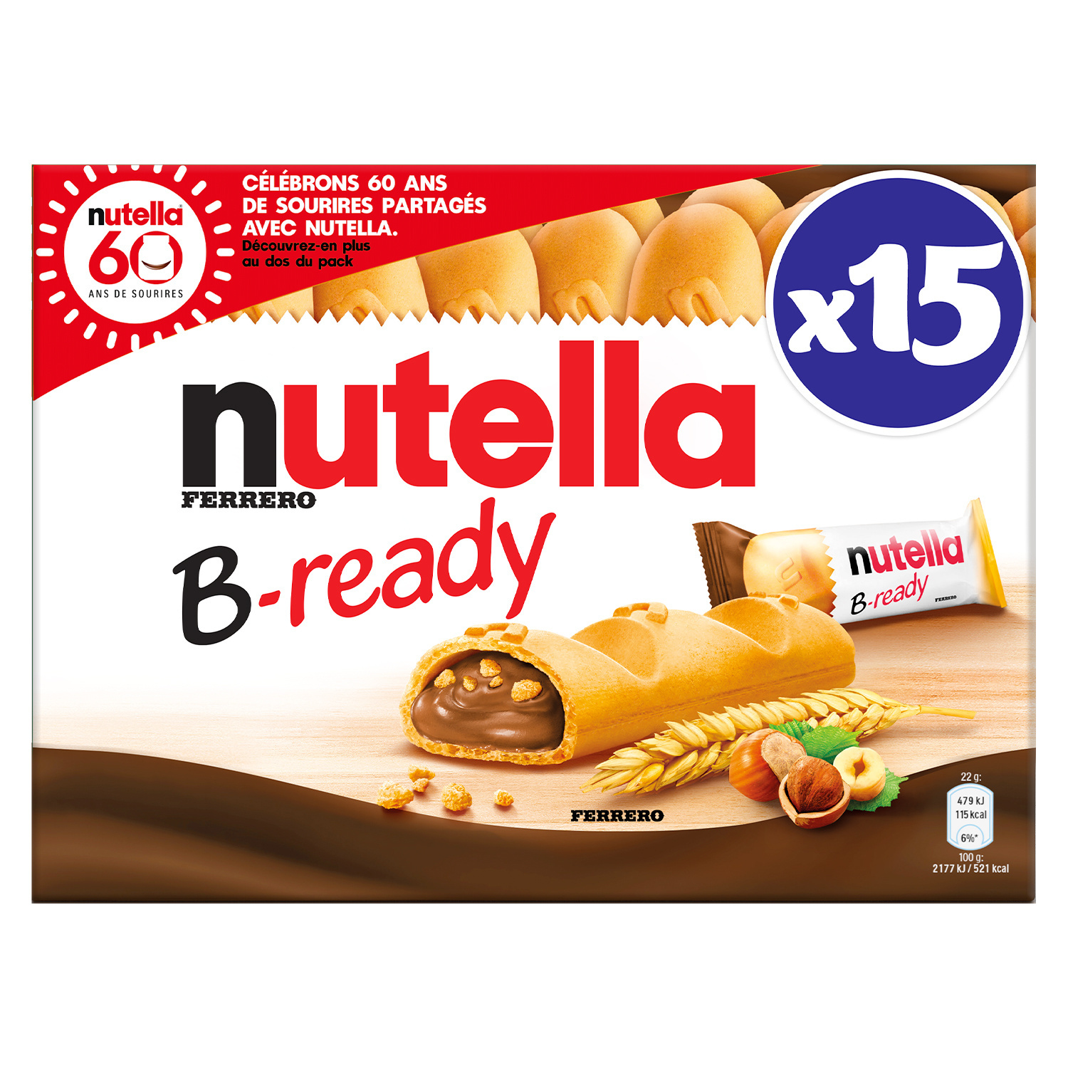 Nutella B-ready filled wafers