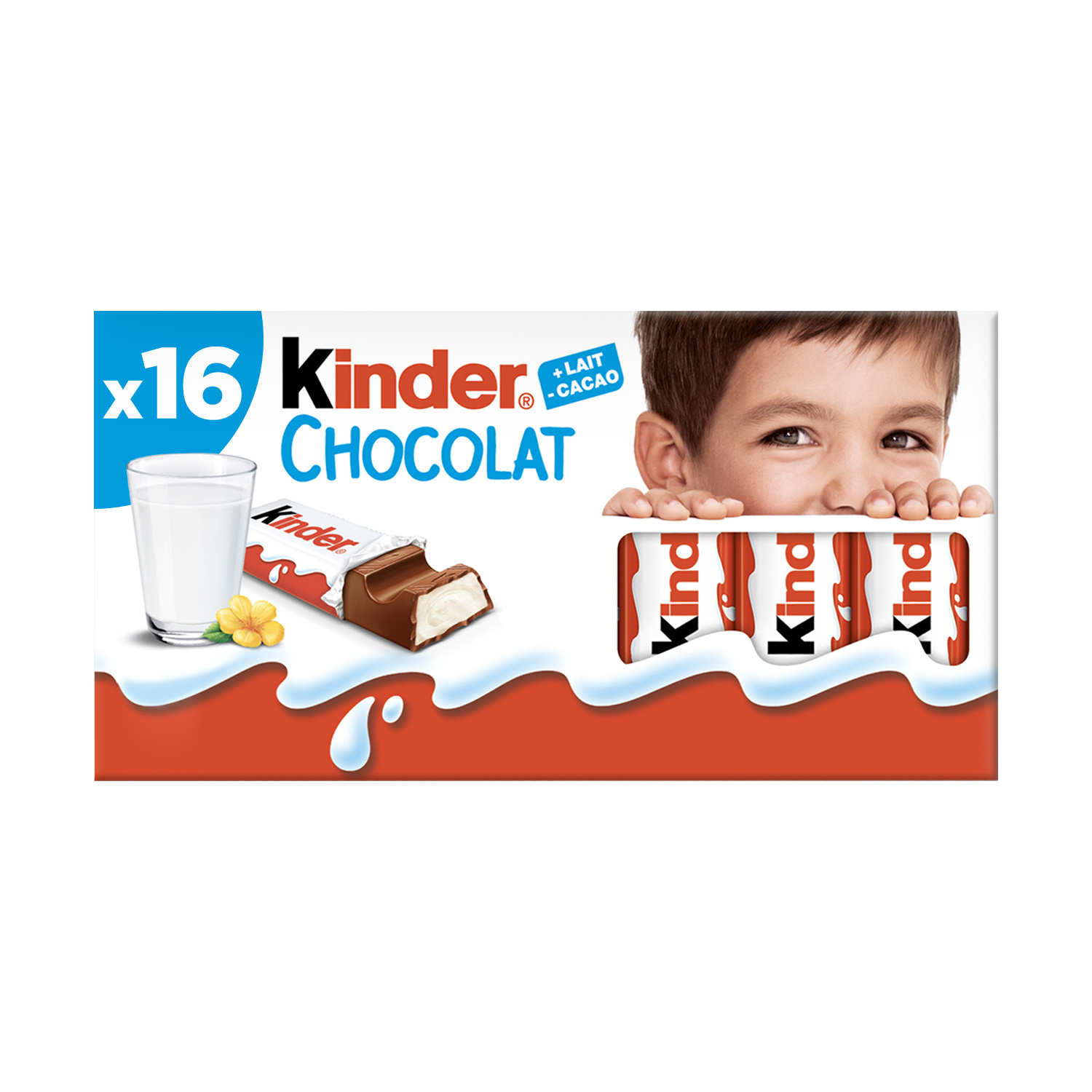 Kinder Milk chocolate bar x16