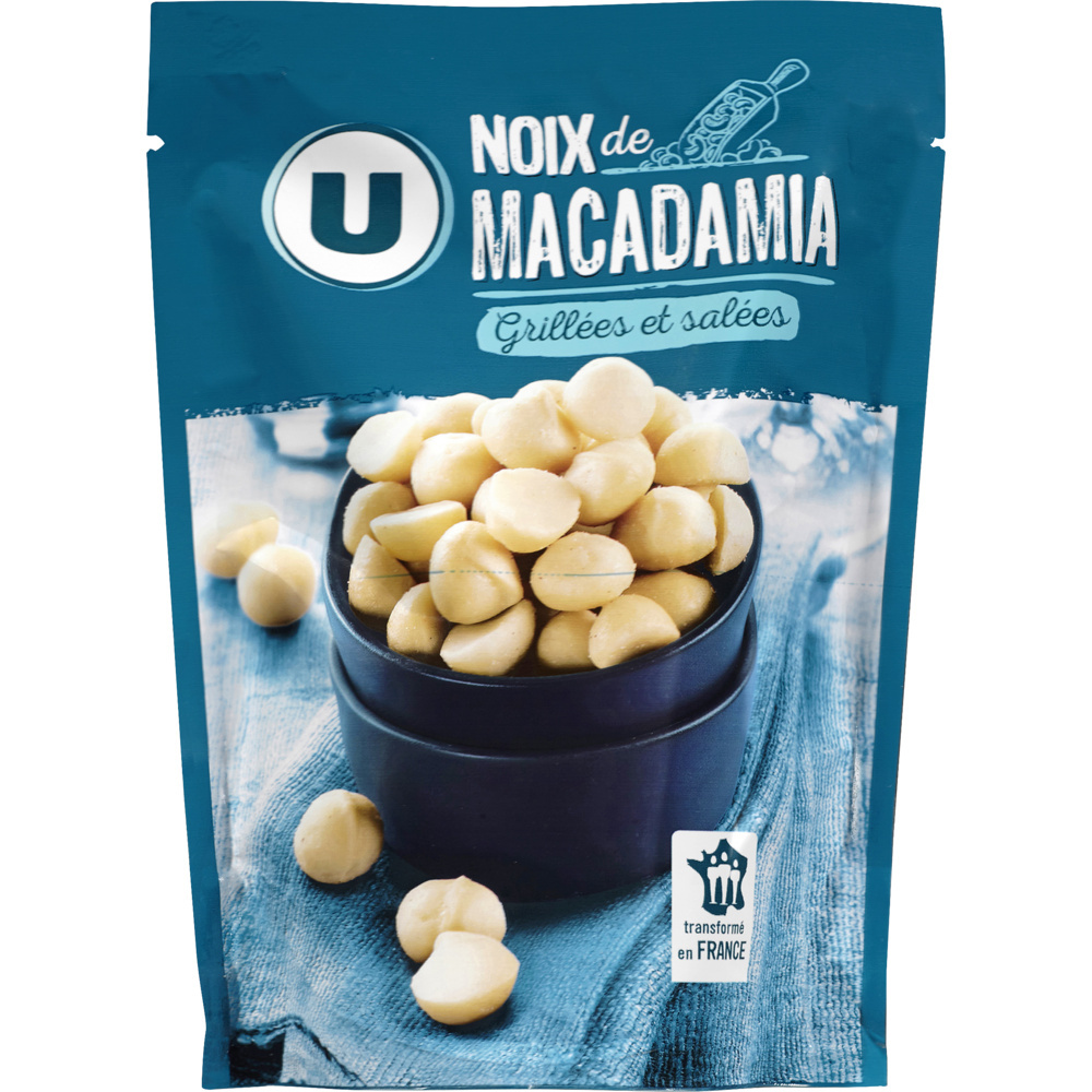 Roasted and salted Macadamia nuts U