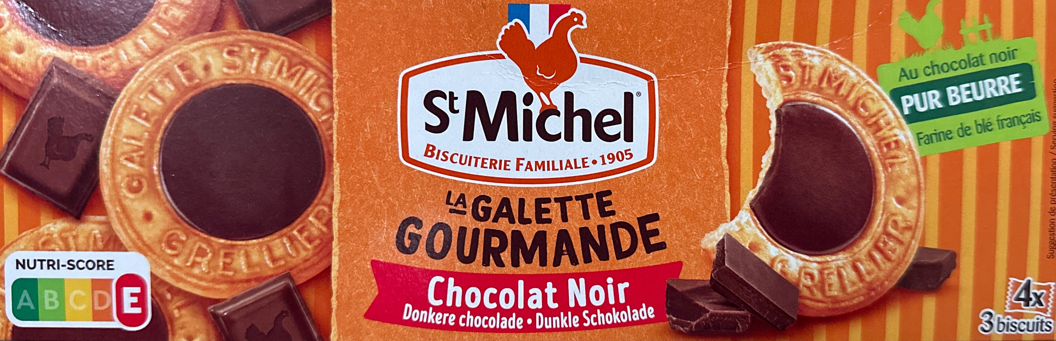 Saint michel gourmet galette dark chocolate