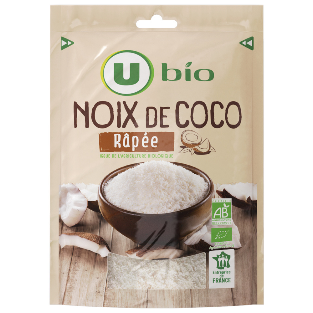 Organic grated coconut U