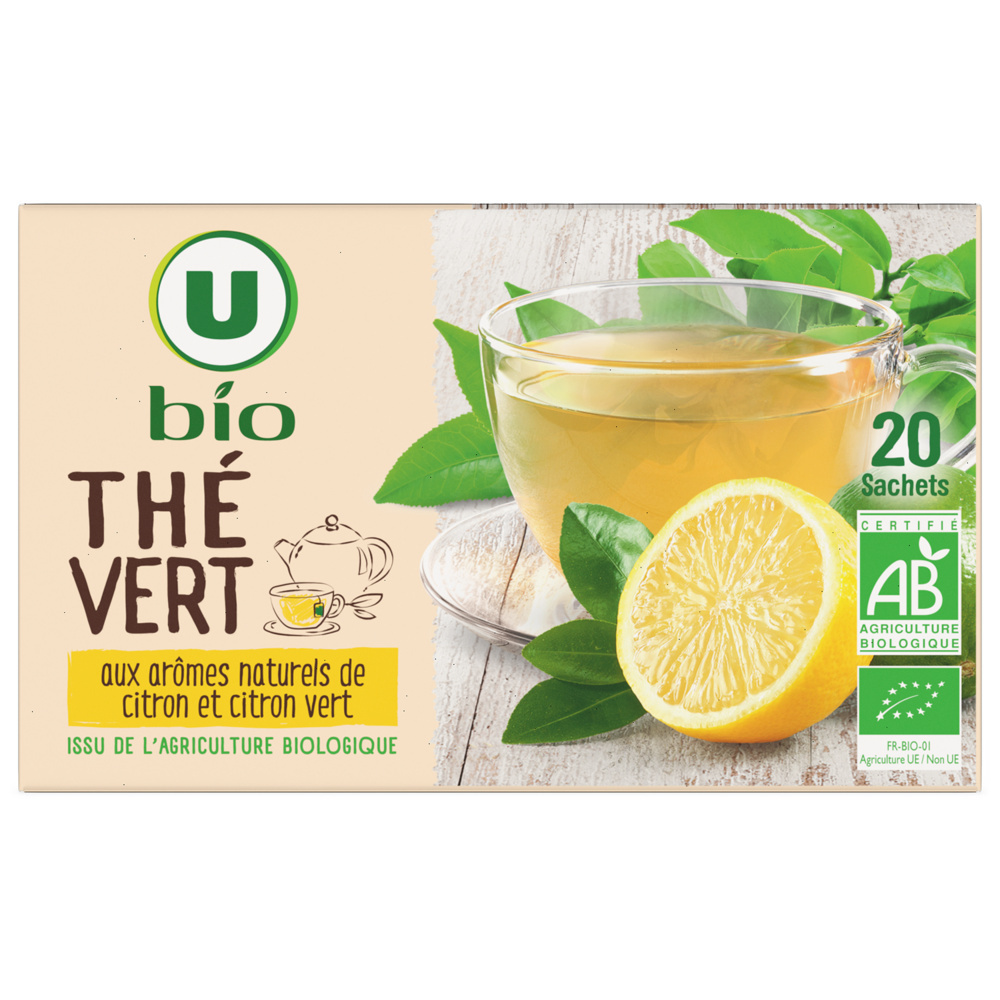 Organic green tea with lemons U