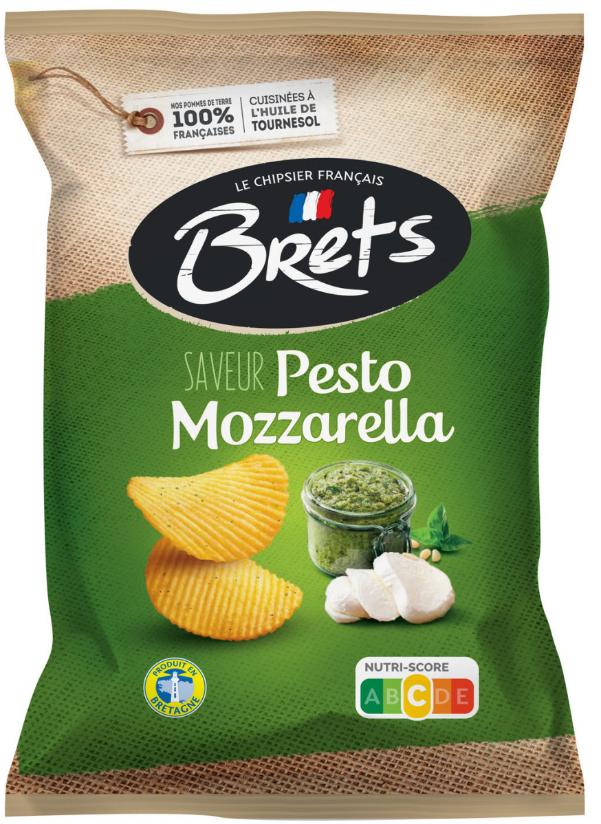 Potatoes (France), sunflower oil, natural flavouring, salt, sugar, onion, parsley, mozzarella powder, garlic, basil, spices, cheese powder.