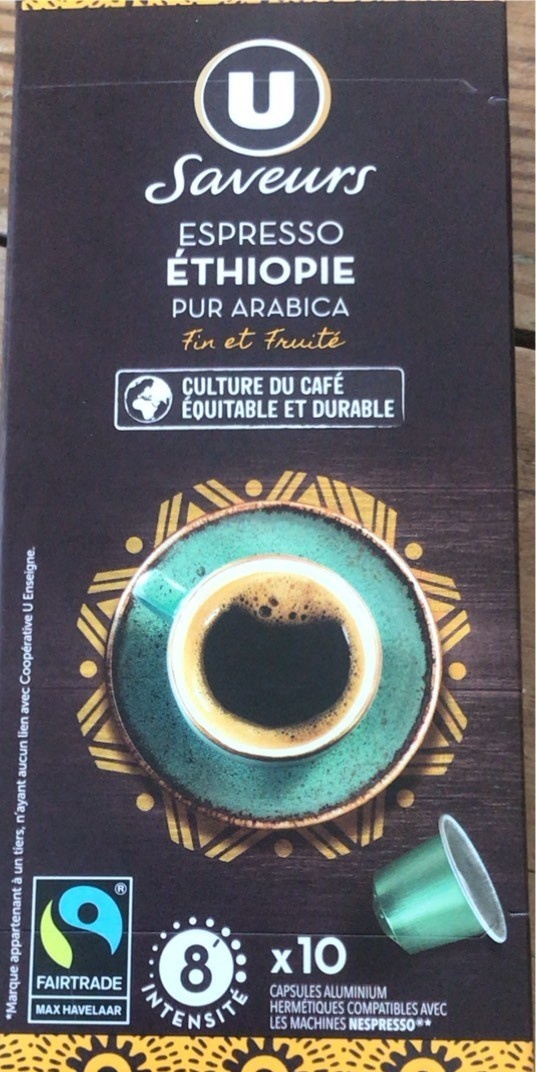 Pure Arabica Ethiopian Espresso pods U