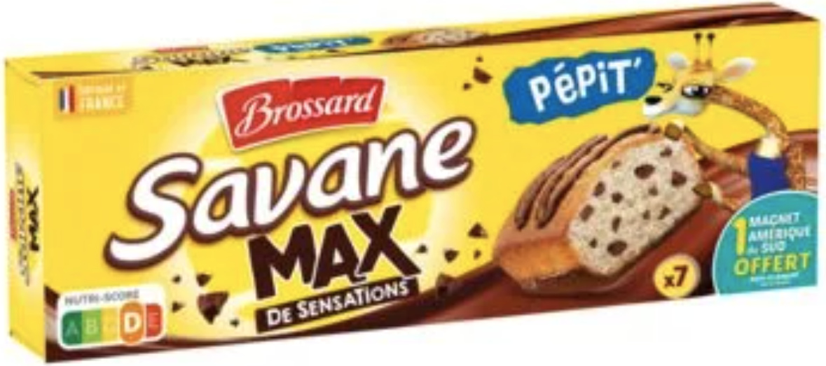 Brossard savane max chocolate chips 