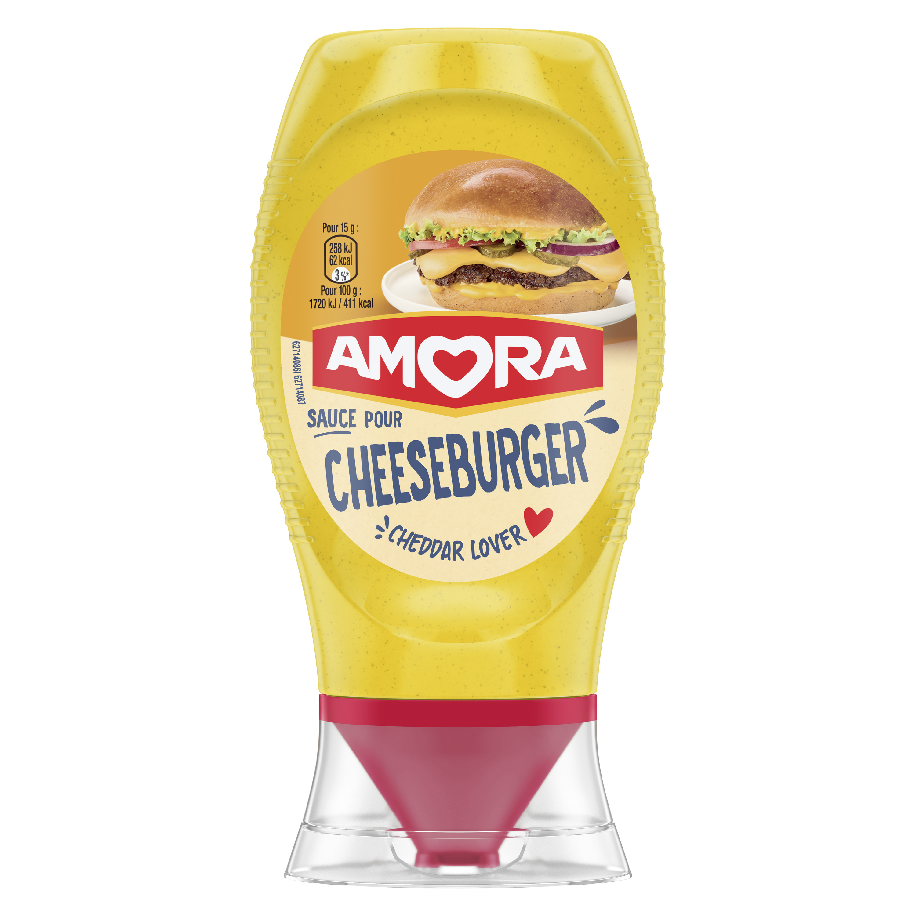 Amora Cheeseburger Sauce Soft Bottle 250ml
