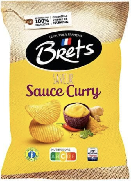 Chips Brets Curry flavour