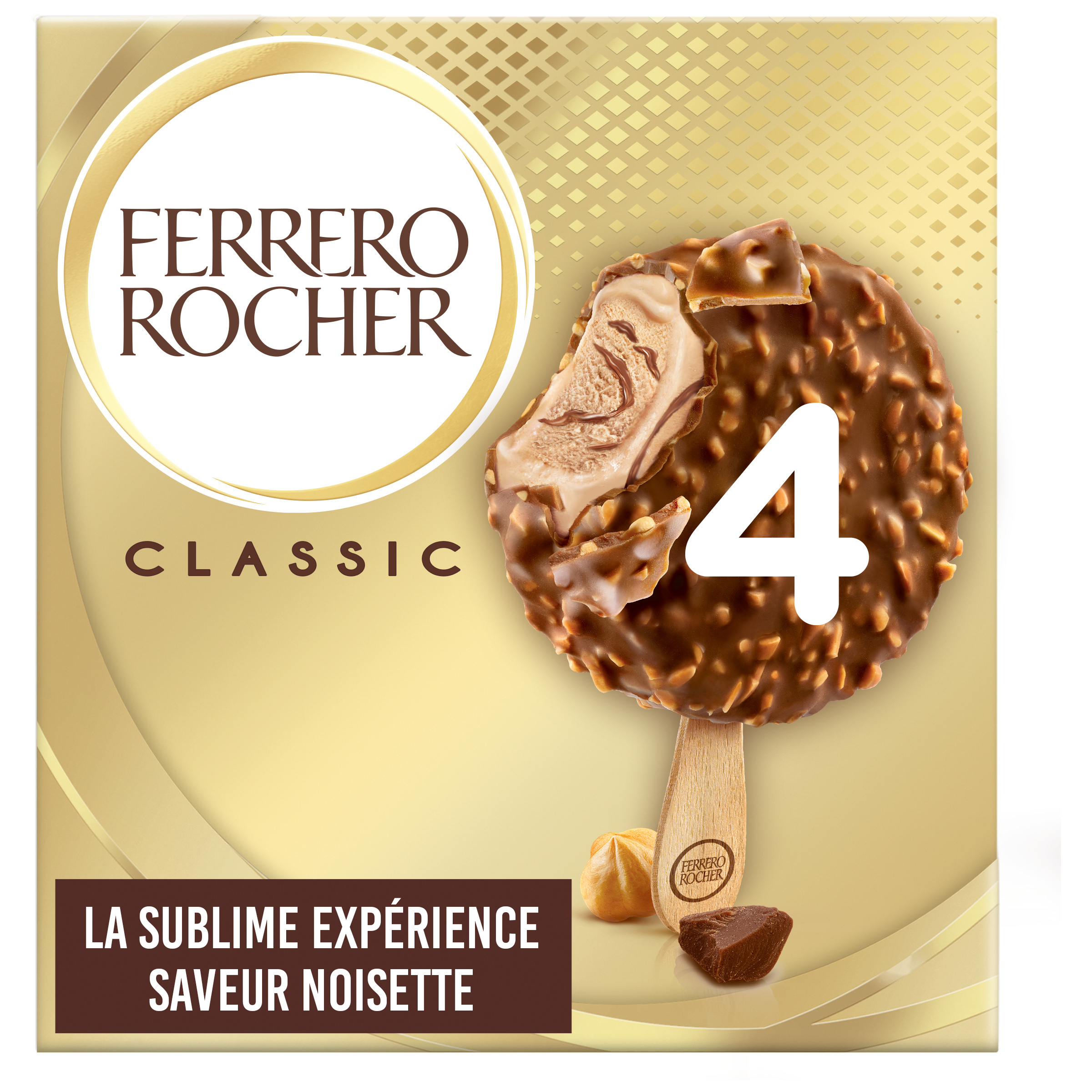 Ferrero rocher ice cream