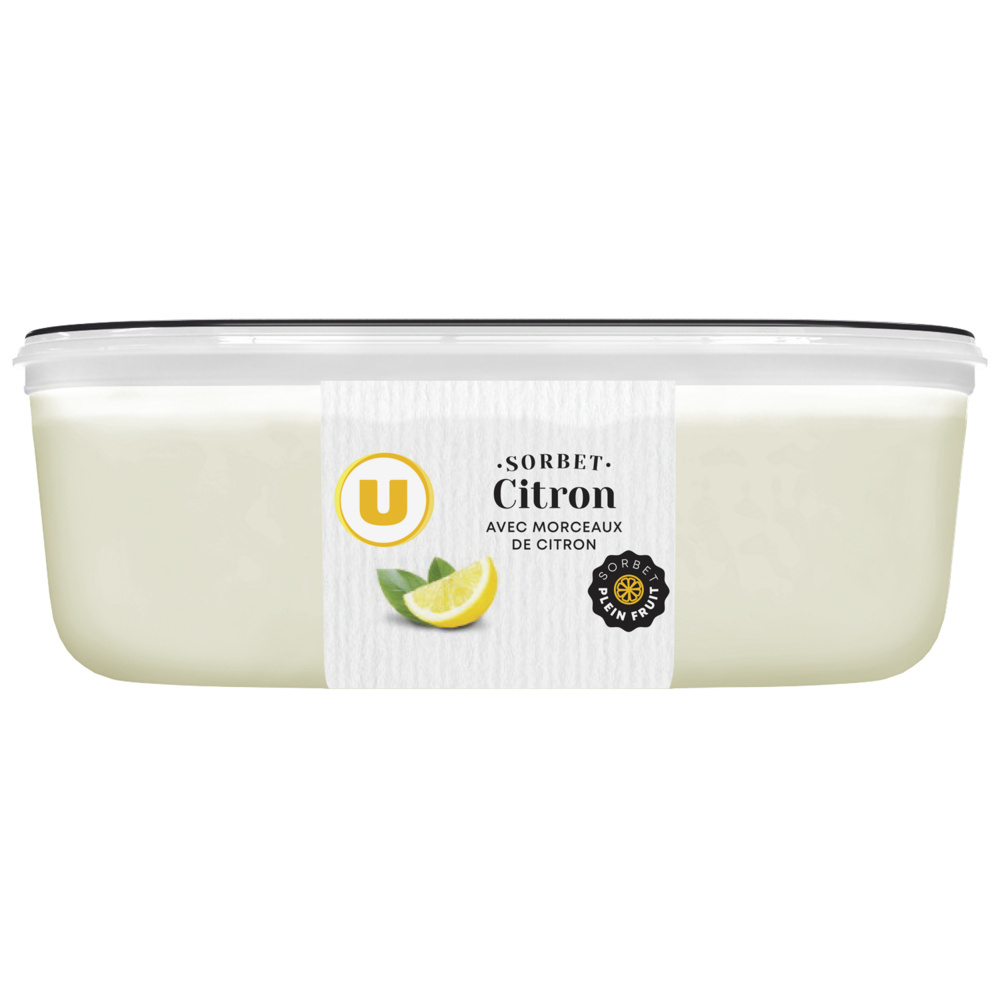 Lemon sorbet U