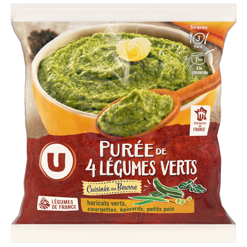 Mashed 4 green vegetables U