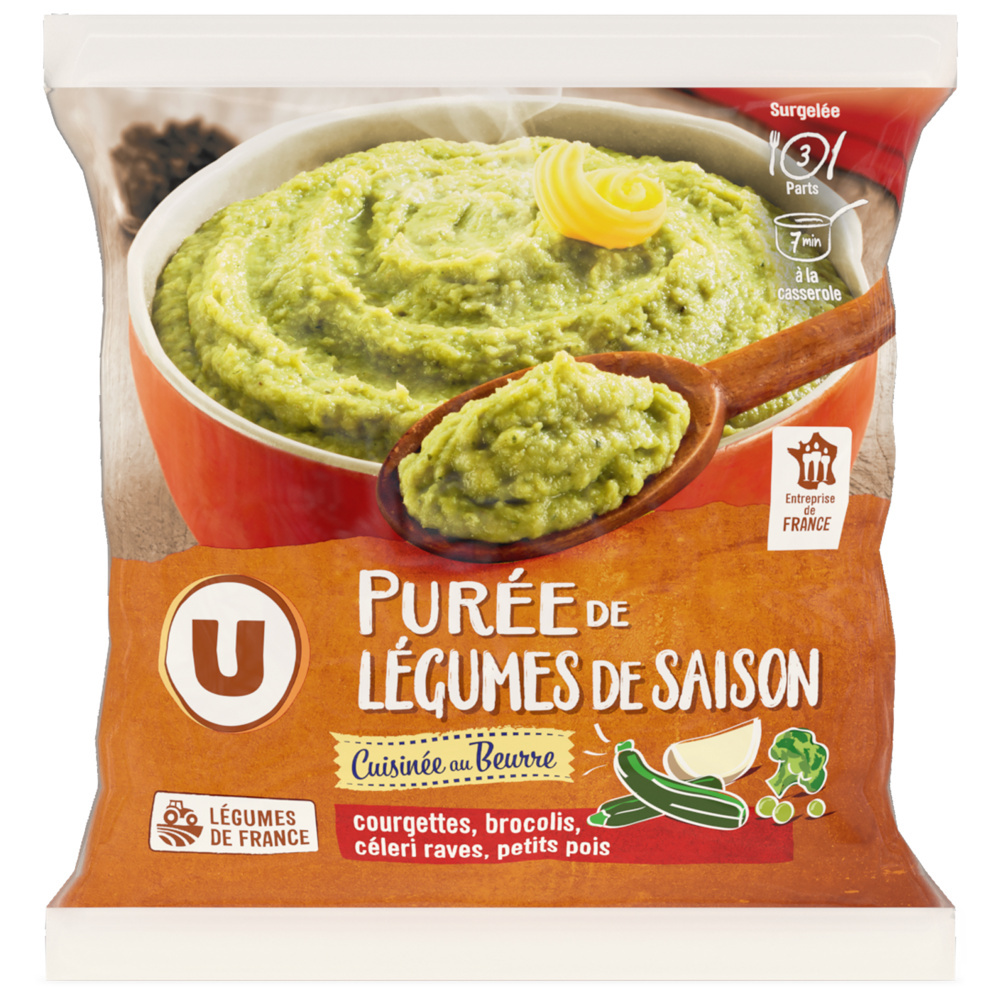 Seasonal vegetable mashed U