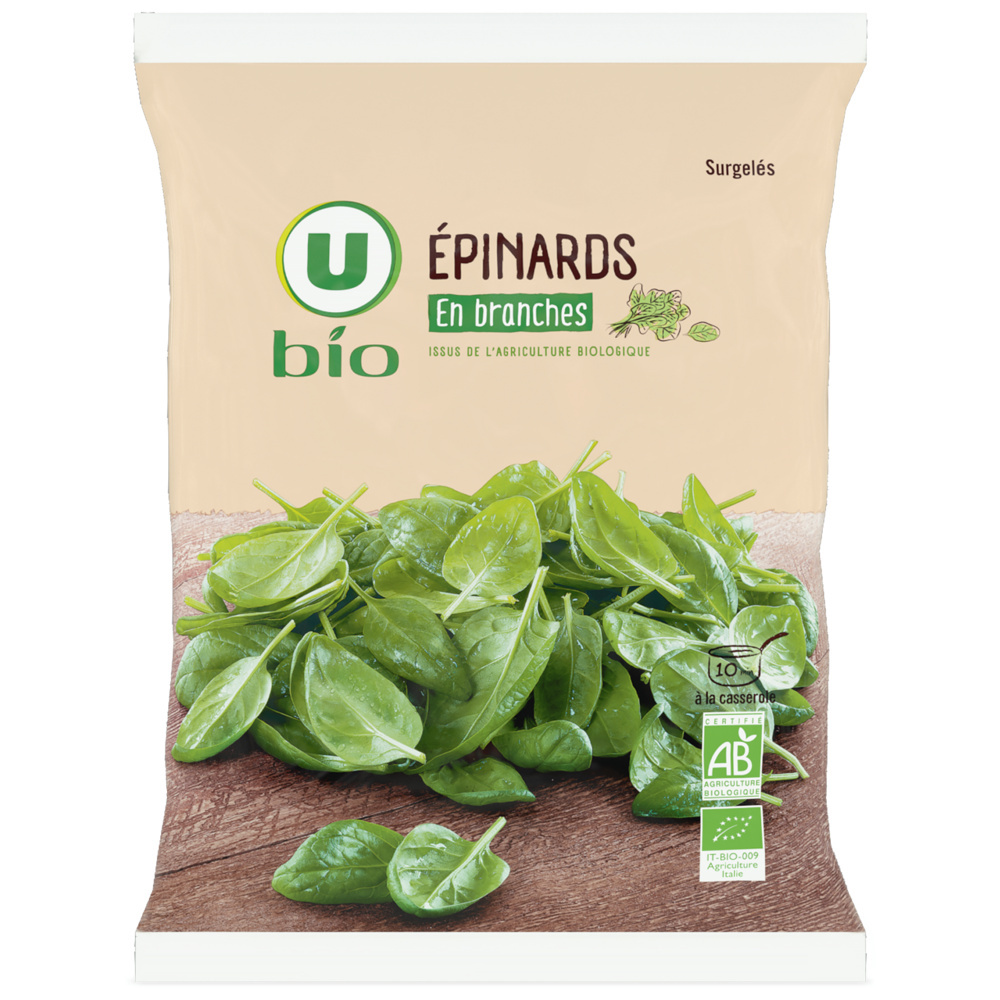 Organic spinach leaves U 