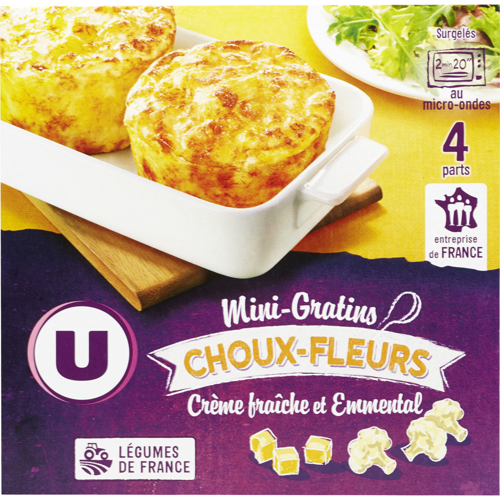 Mini cauliflower gratins U
