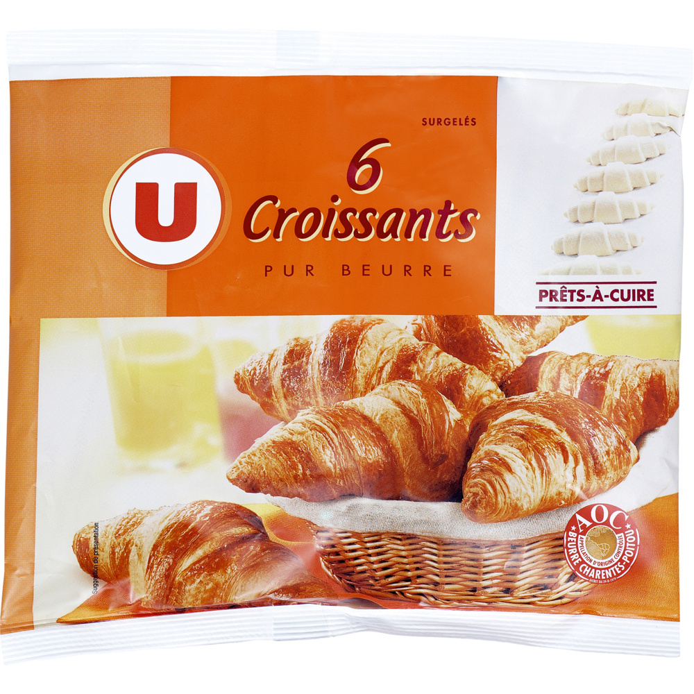 Pure butter croissants U