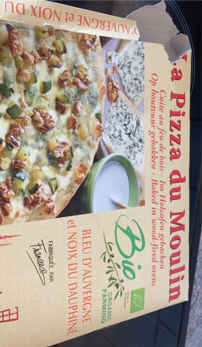 Blue cheese pizza from auvergne nuts 410g - La pizza du moulin 