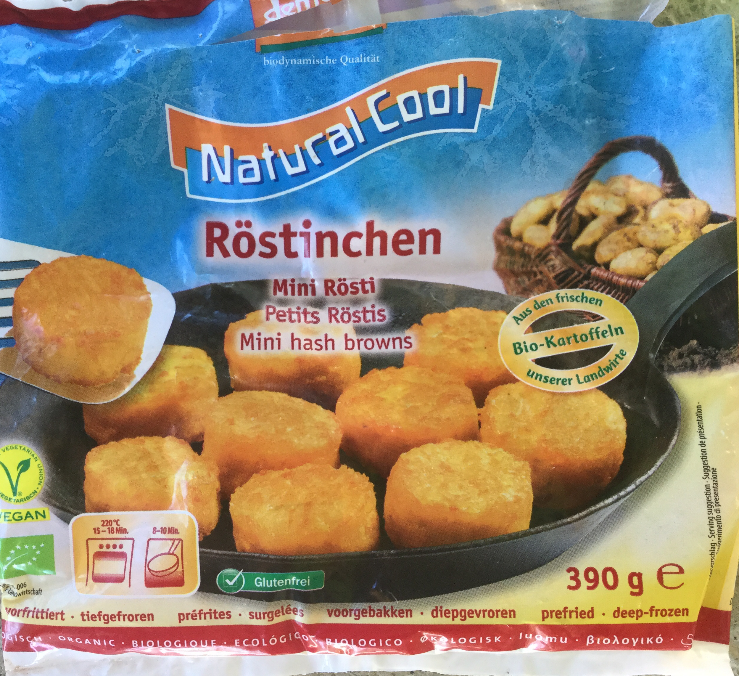 Röstis 390g - frozen potato pancakes - Natural Cool