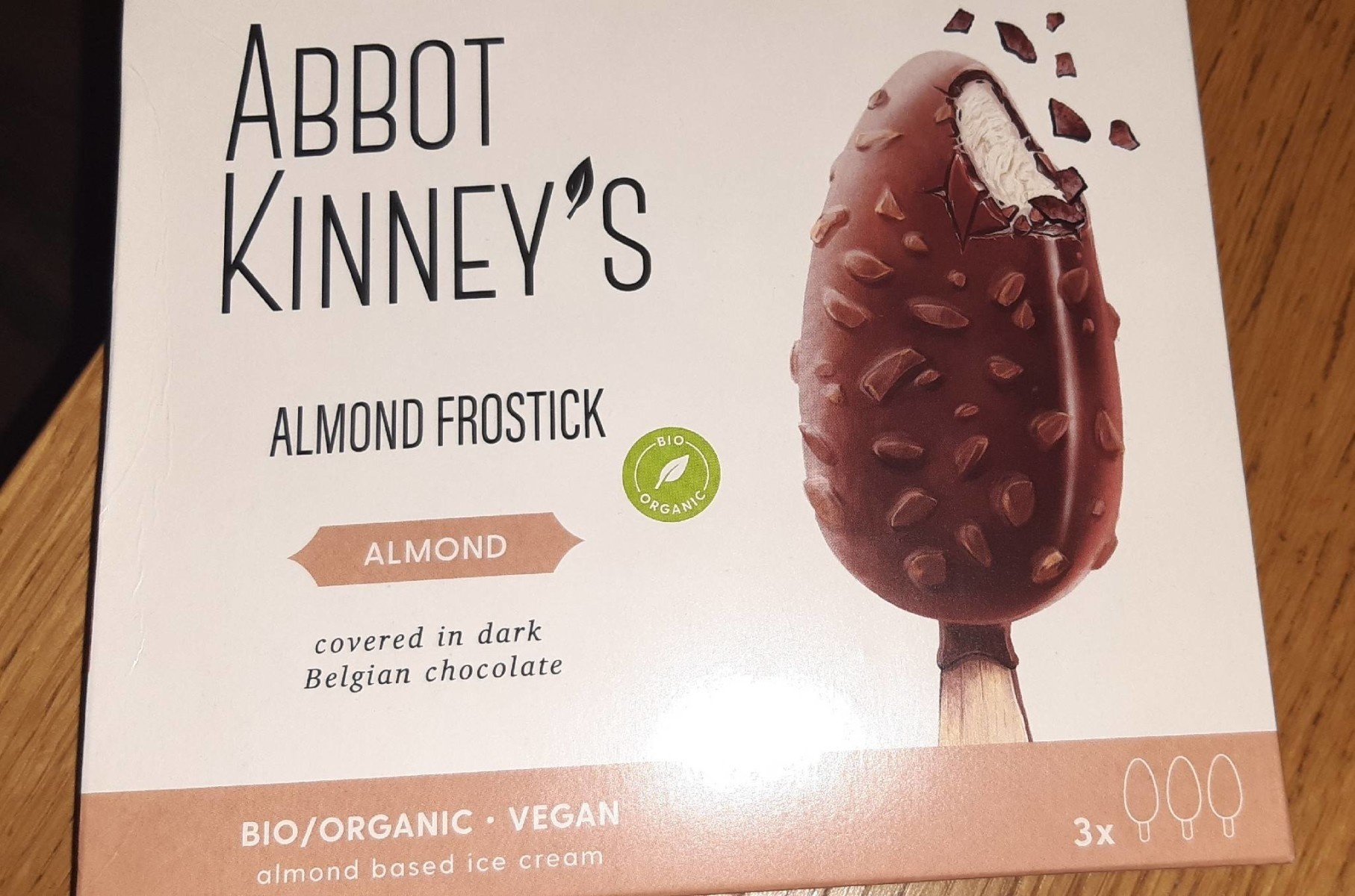 frostick almond milk ice cream 3x80ml - Abbot Kinney's 