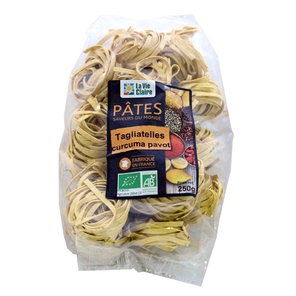 Tagliatelles curcuma/pavot