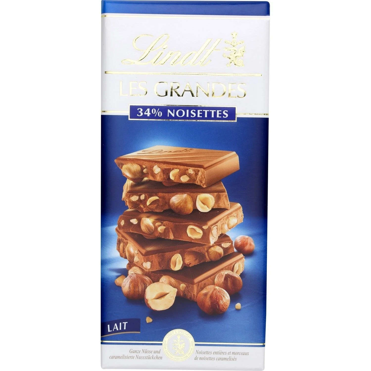 Lindt milk chocolate hazelnut