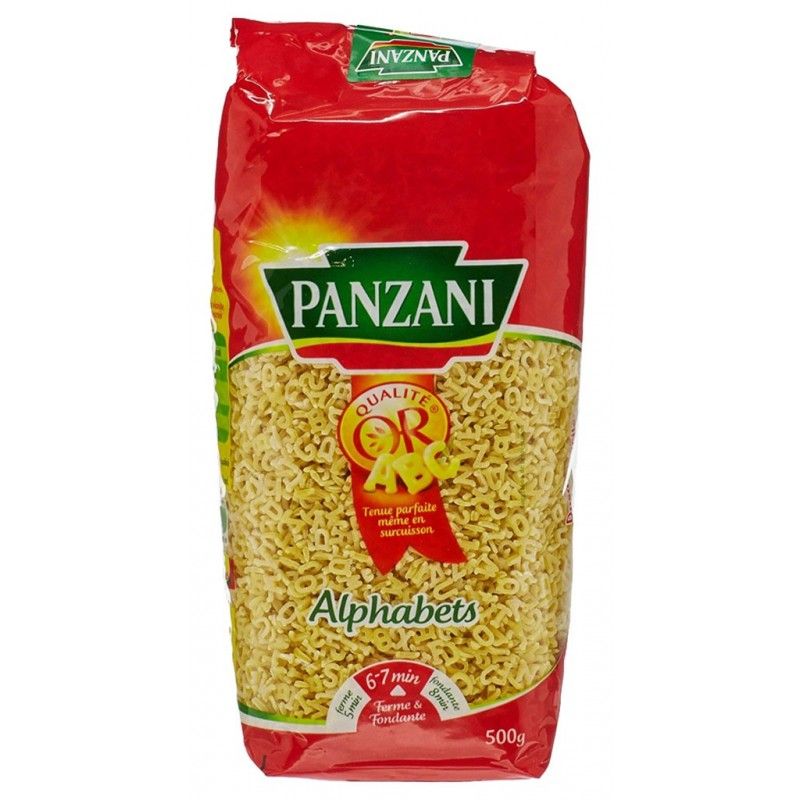 Panzani alphabets 500 g 