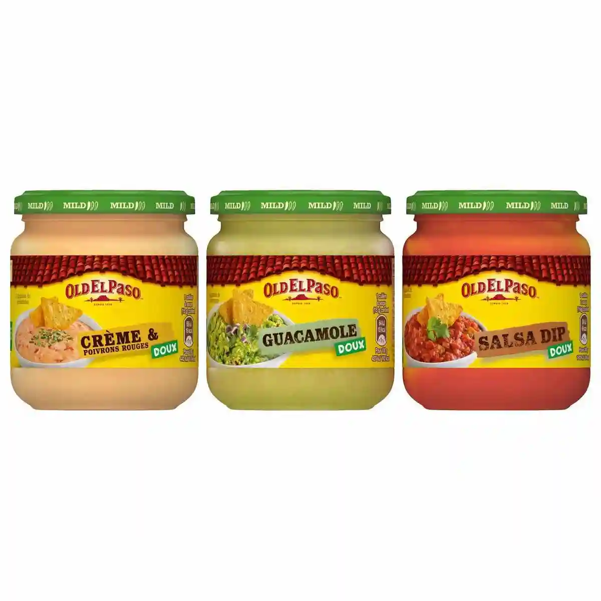 Old el paso trio dips set of three aperitif sauces