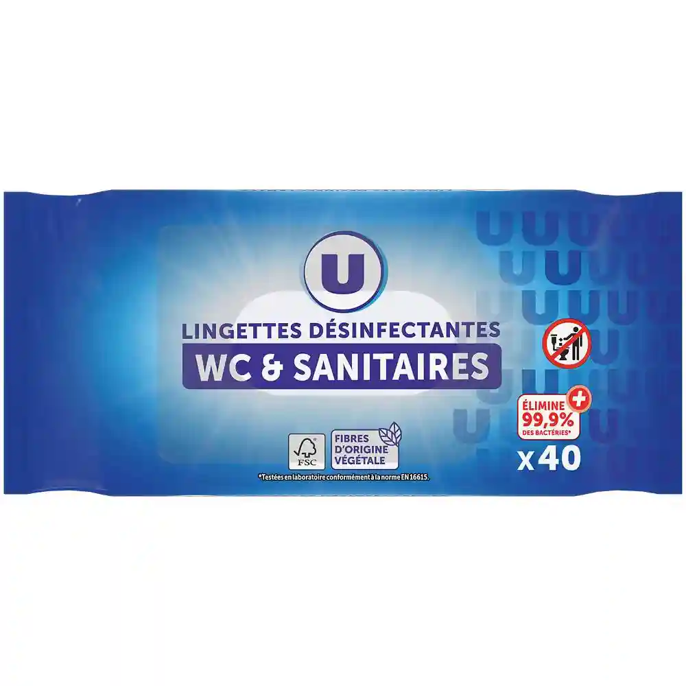 Toilet and sanitary wipes U
