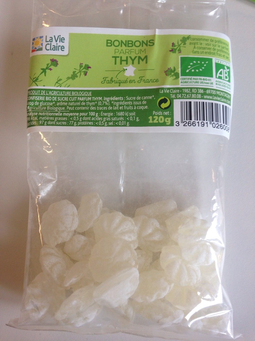 ORGANIC THYME CANDY