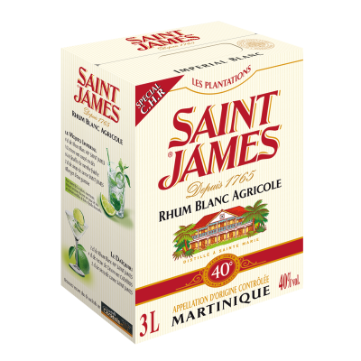 Bib Rhum Blanc Saint James 3l