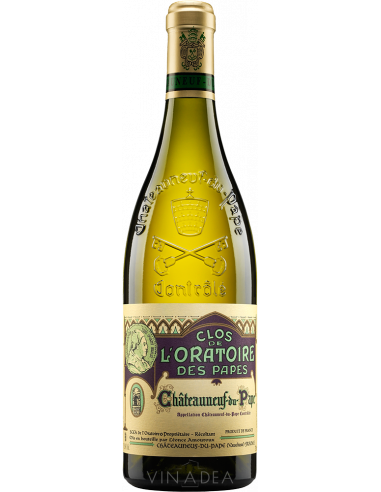 Chateauneuf du pape blanc 2020, clos de l’oratoire des papes, 75cl  