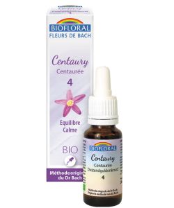 Centaury 04 bio 20ml - équilibre/calme - Fleur de bach