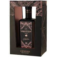 Longueteau rhum agricole ambree, genesis, brut de fut 72%, guadeloupe, 70cl