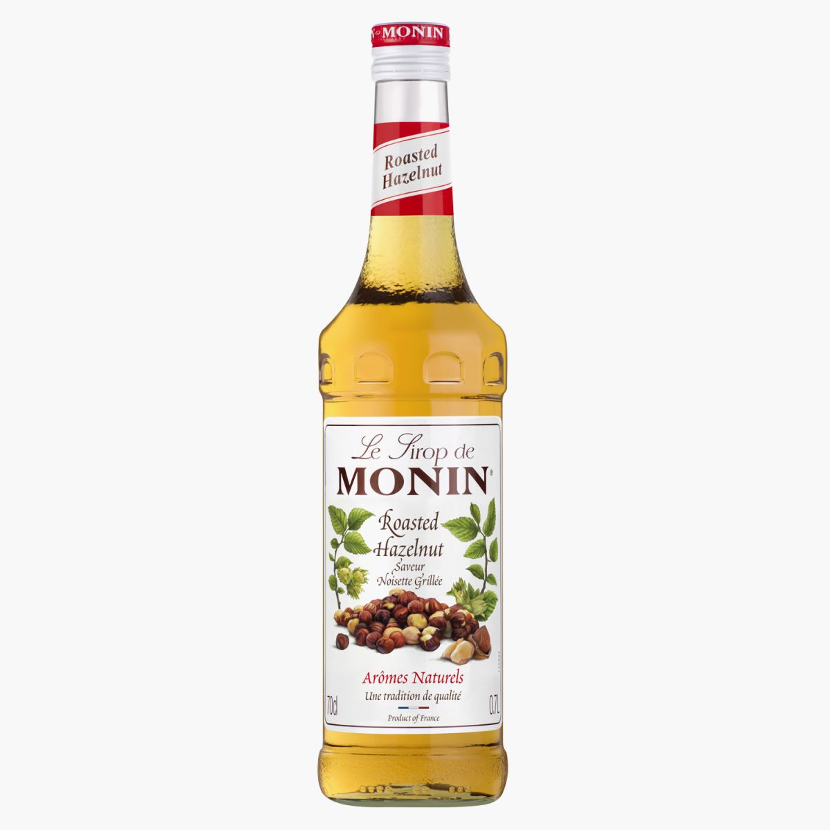 Monin sirop de noisette 75 cl bout. verre  